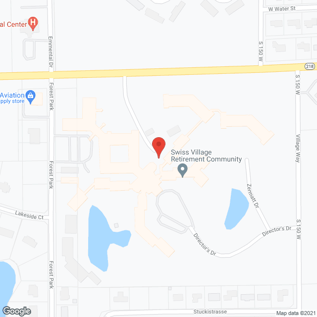 Swiss Village Retirement Comm in google map