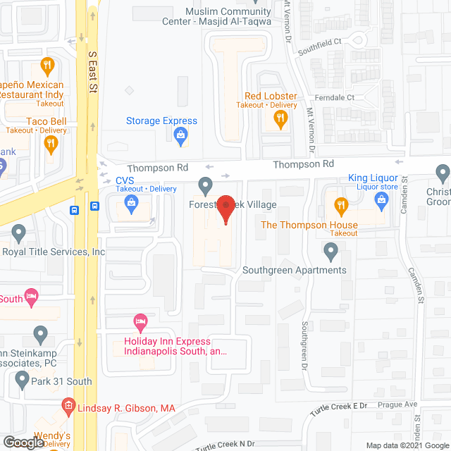 Forest Creek Village in google map