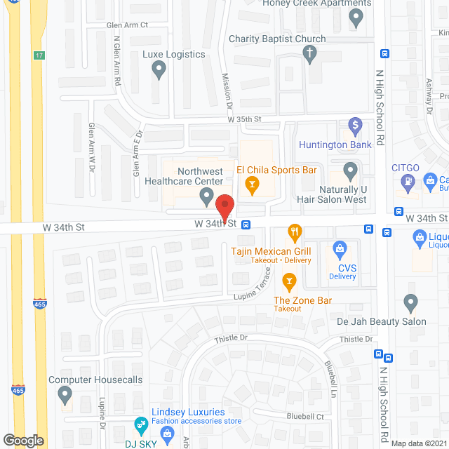 Northwest Manor Health Care in google map