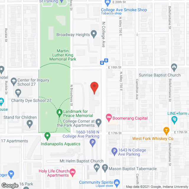 University Center in google map