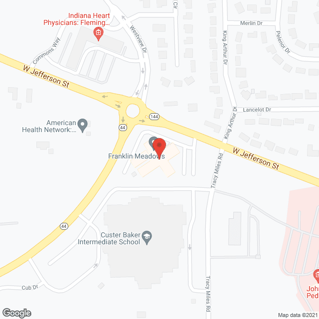 Franklin Meadows in google map