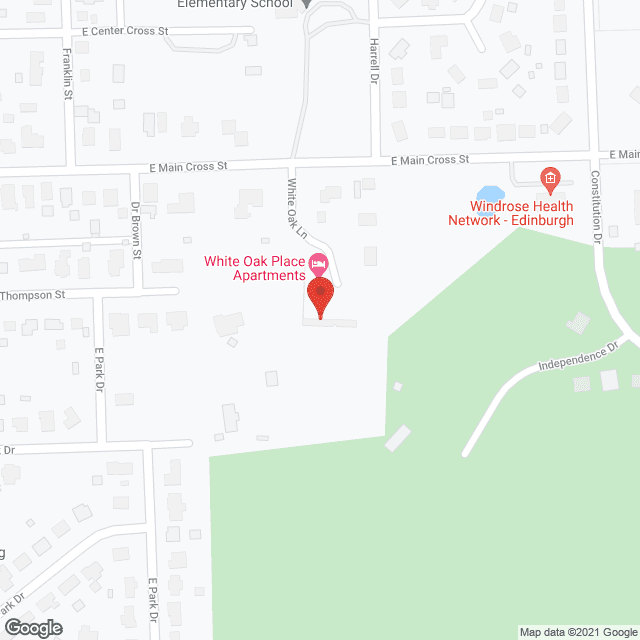 White Oak Place Apartments in google map