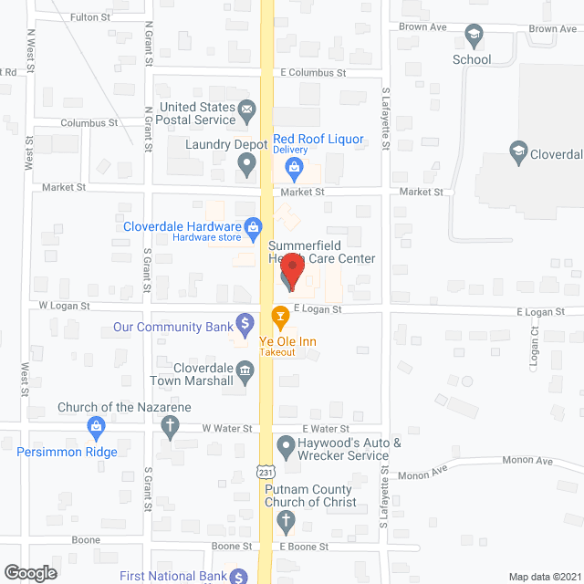 Summerfield Healthcare Center in google map