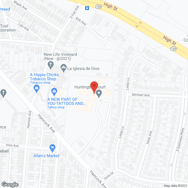 Huntington Court Wellness Center in google map