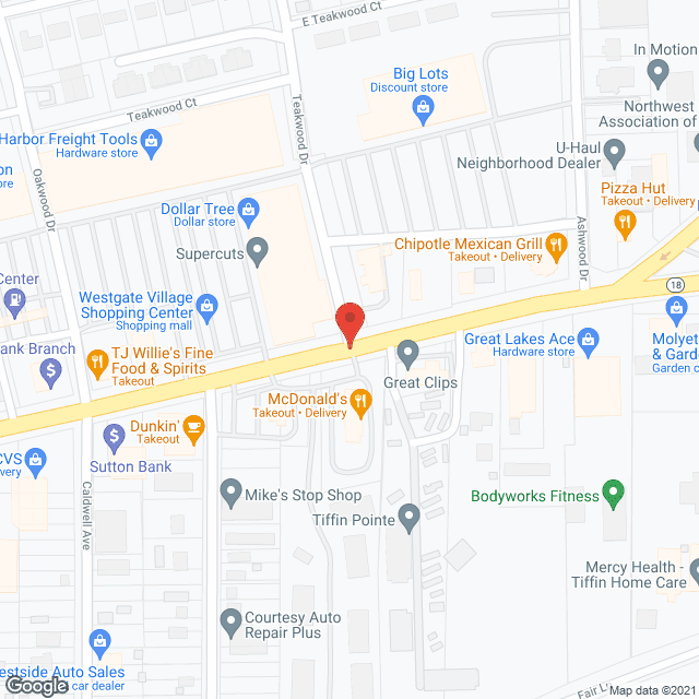 St Catherine's Health Care in google map