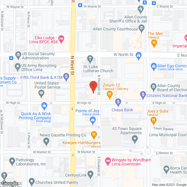 Argonne Residence Inn in google map