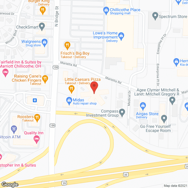Signature Health Care of Chillicothe in google map