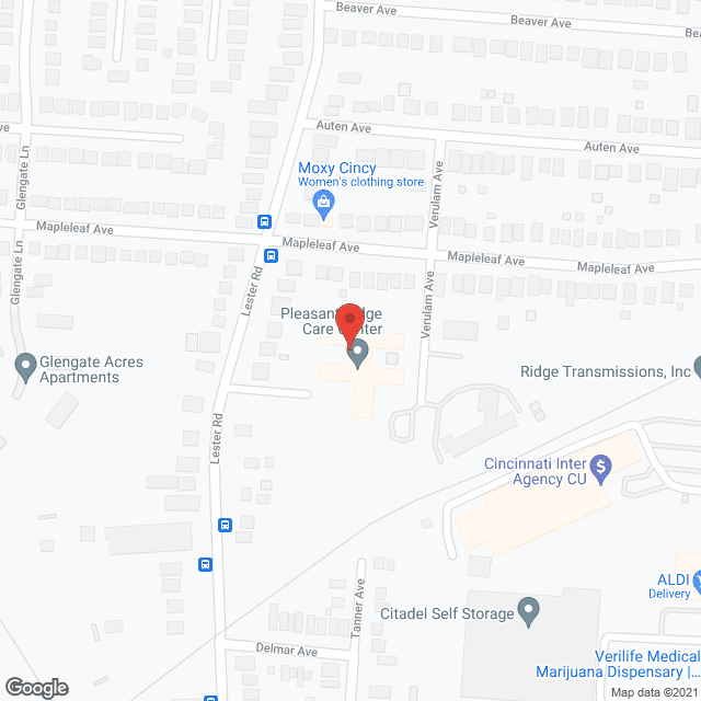 Pleasant Ridge Care Center in google map