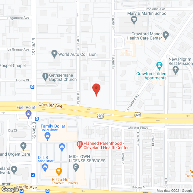 Madonna Hall in google map