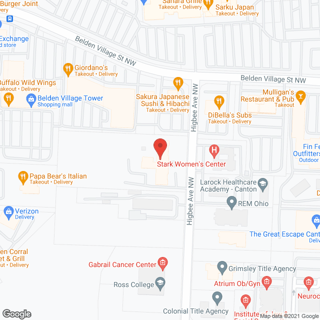 Manor Care Health Svc in google map