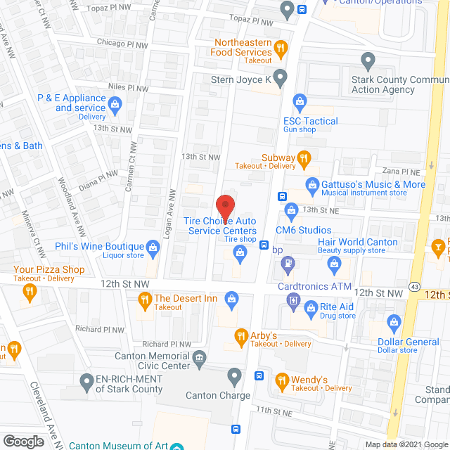 Canton Health Care Ctr Inc in google map
