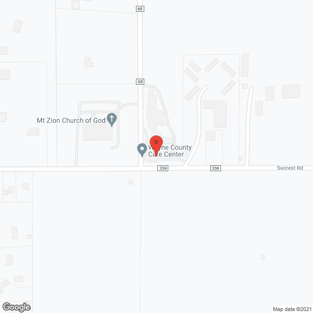 Wayne County Care Ctr in google map