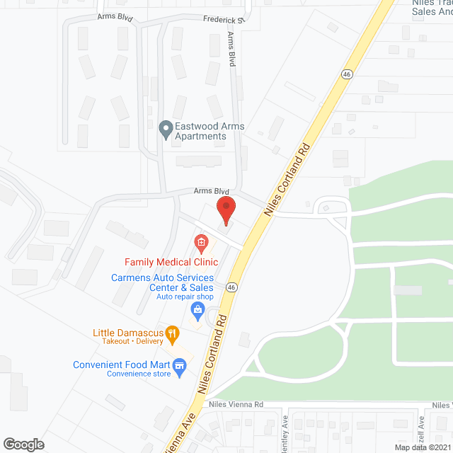 Five Star Adult Day Care in google map
