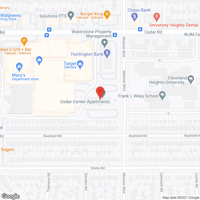 Cedar Center Apartment in google map