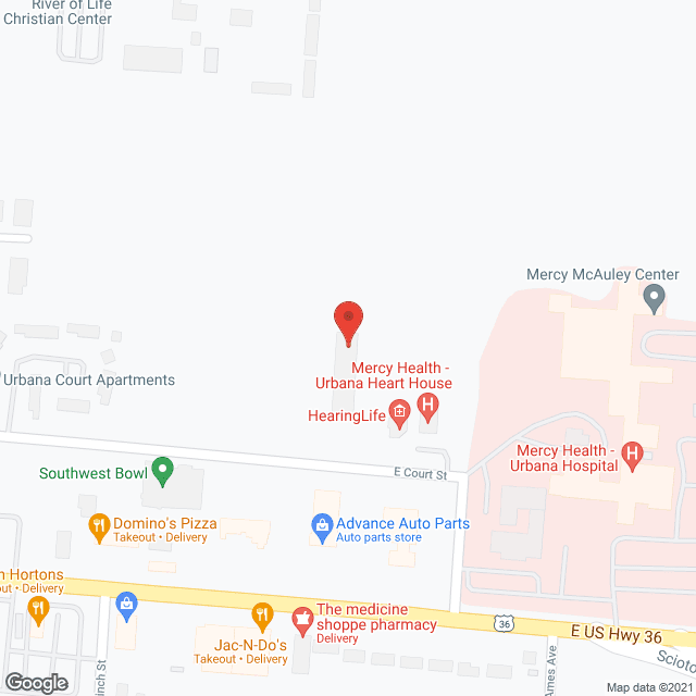 Messiah Manor in google map