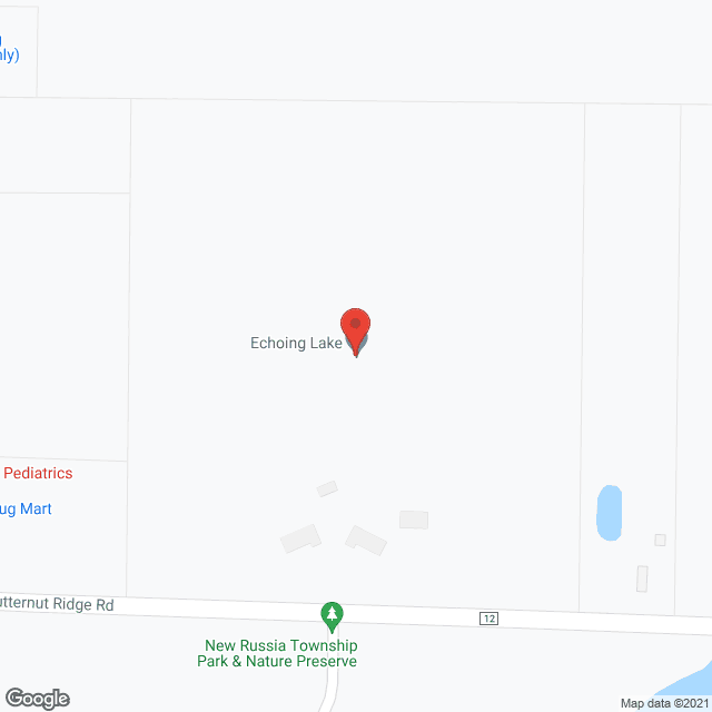 Echoing Lake in google map