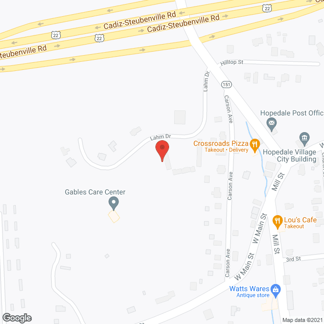 Gables Care Ctr in google map