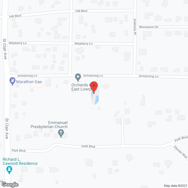 Adkins Nursing Home in google map