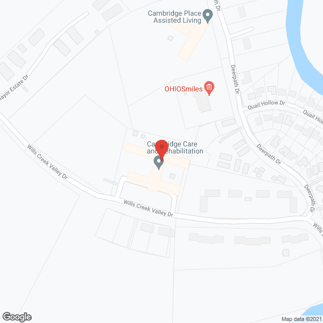 Cambridge Health and Rehabilitation Center in google map