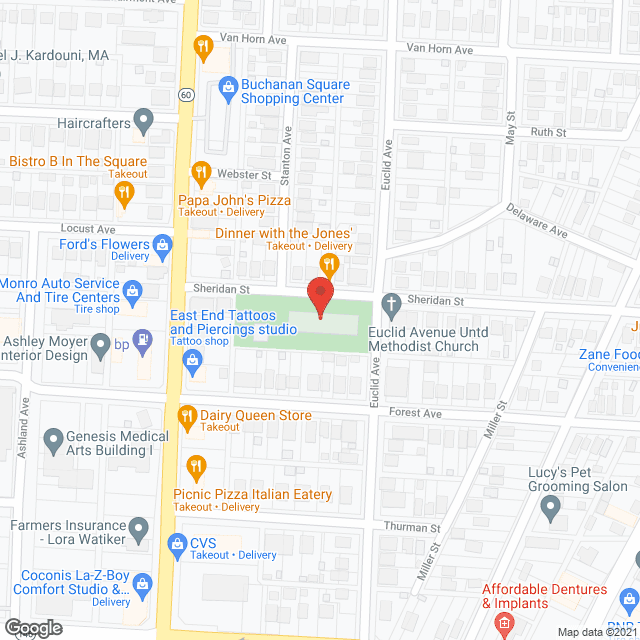 Seton Housing in google map