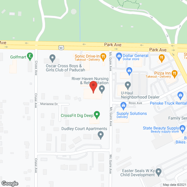 Medco Center of Paducah in google map