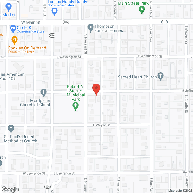 Evergreen Manor in google map