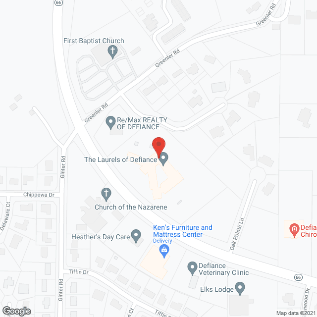 Laurels of Defiance in google map