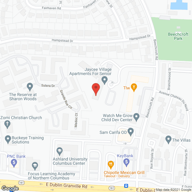 Jaycee Village Apartments in google map
