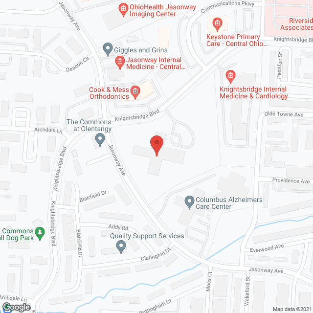 St George On the Commons Apts in google map