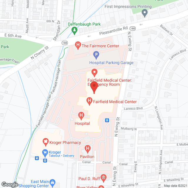 Fairfield-Tcu in google map