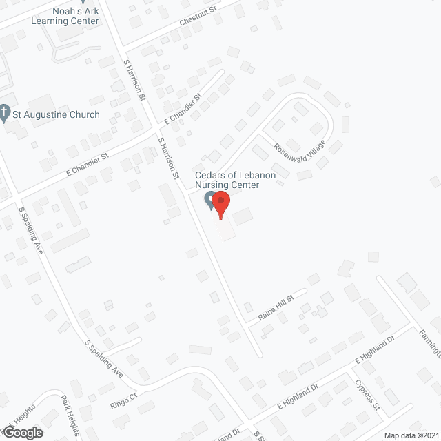 Cedars of Lebanon Nursing Center in google map