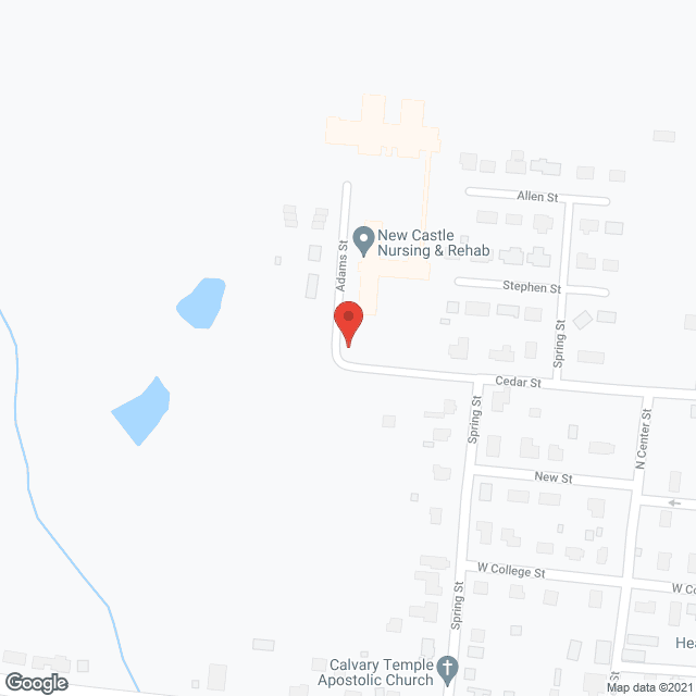 Homestead Nursing Ctr in google map