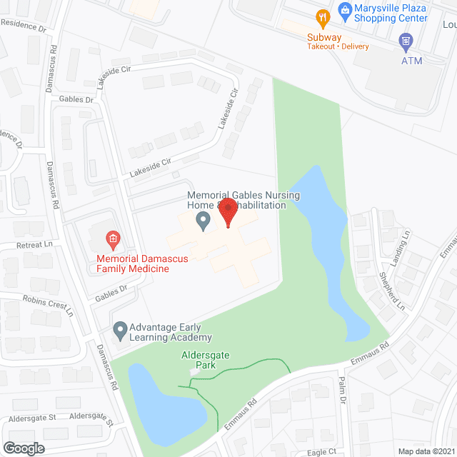 Gables At Green Pastures in google map