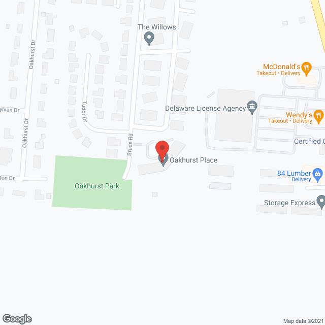 Oakhurst Place in google map