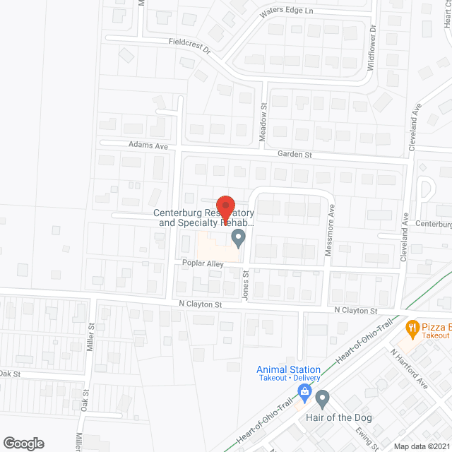 Heartland of Centerburg in google map