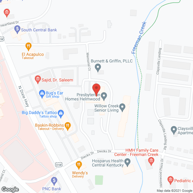 Helmwood Healthcare Ctr in google map