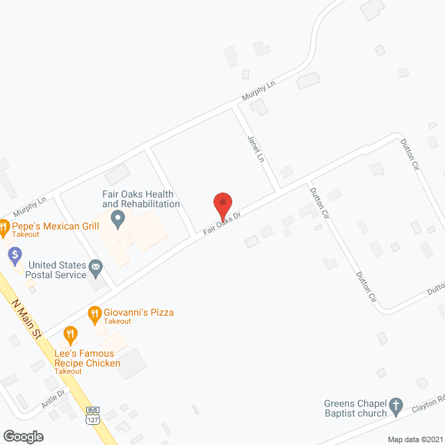 Fair Oaks Nursing Home in google map