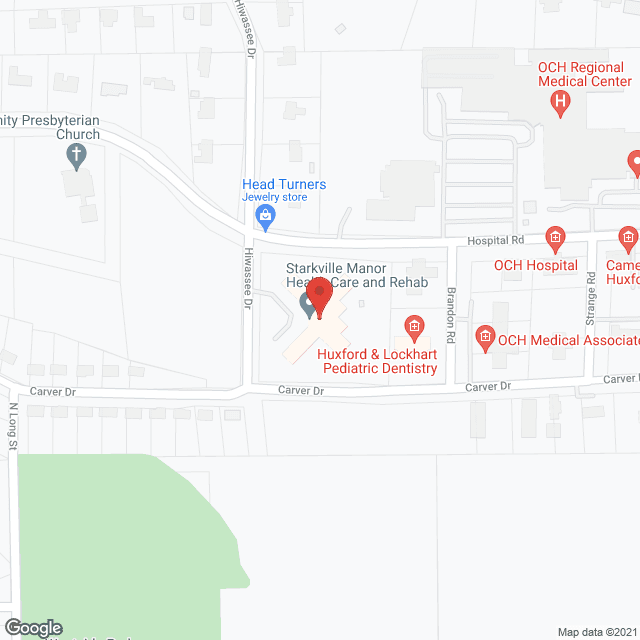 Starkville Manor Health & Rehab in google map