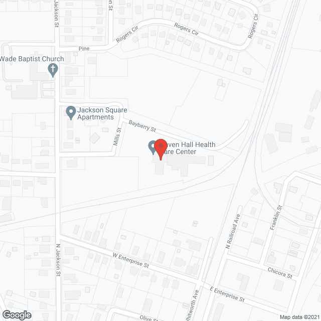 Haven Hall Healthcare Ctr in google map