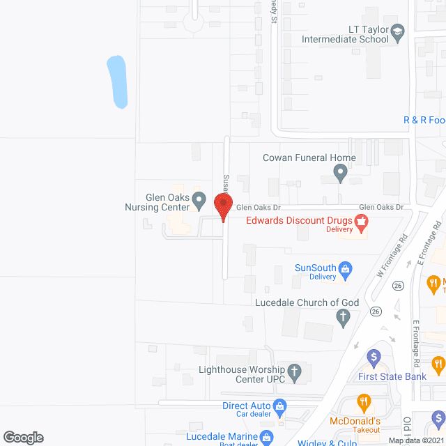 Glen Oaks Nursing Home in google map