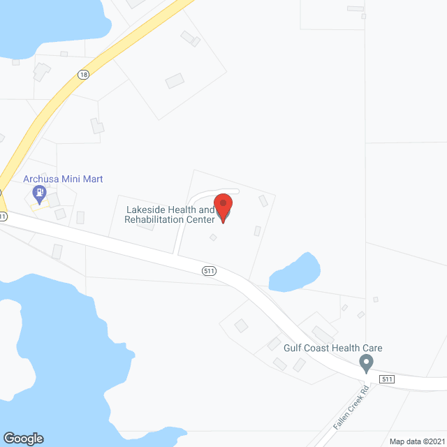 Lakeside Living Ctr in google map