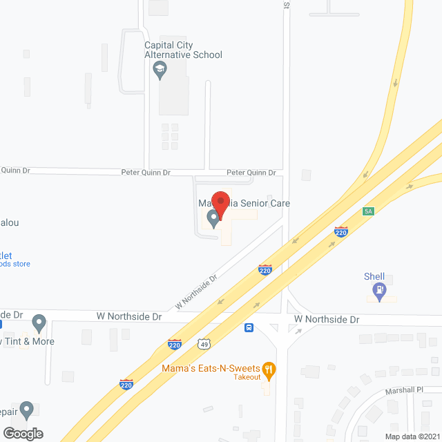 Magnolia Nursing Home in google map