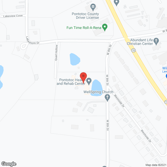 Graceland's of Pontotoc in google map
