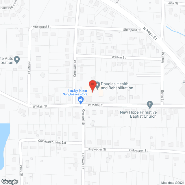 Douglas Health and Rehabilitation in google map