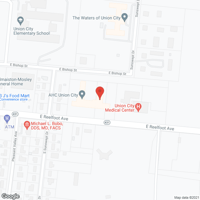 Union City Manor Nursing Ctr in google map