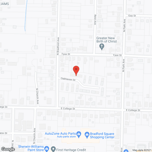 Oak Haven Plaza Apartments in google map