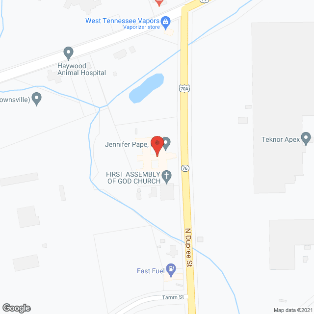 Crestview Health Care Center of Brownsville, Inc. in google map