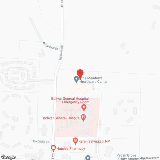 Pine Meadows Healthcare and Rehabilitation Center in google map