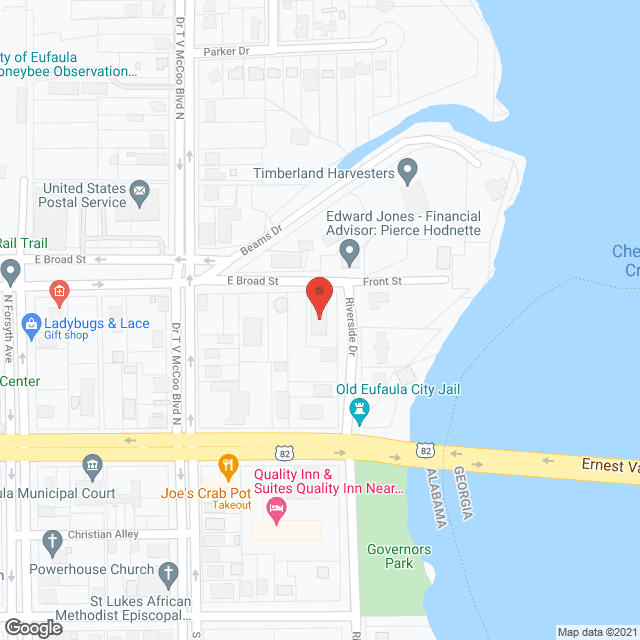 River Oaks East in google map
