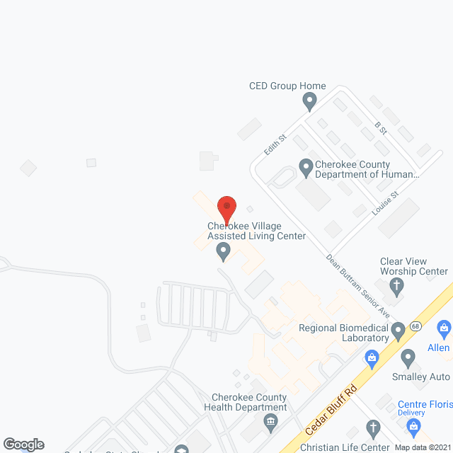 Cherokee Village Assisted Living Facility in google map